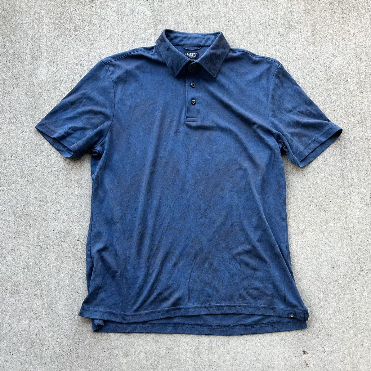 Faherty Faherty Movement Polo Shirt Men Size Medium Palm Tree Size US M / EU 48-50 / 2 - 1 Thumbnail