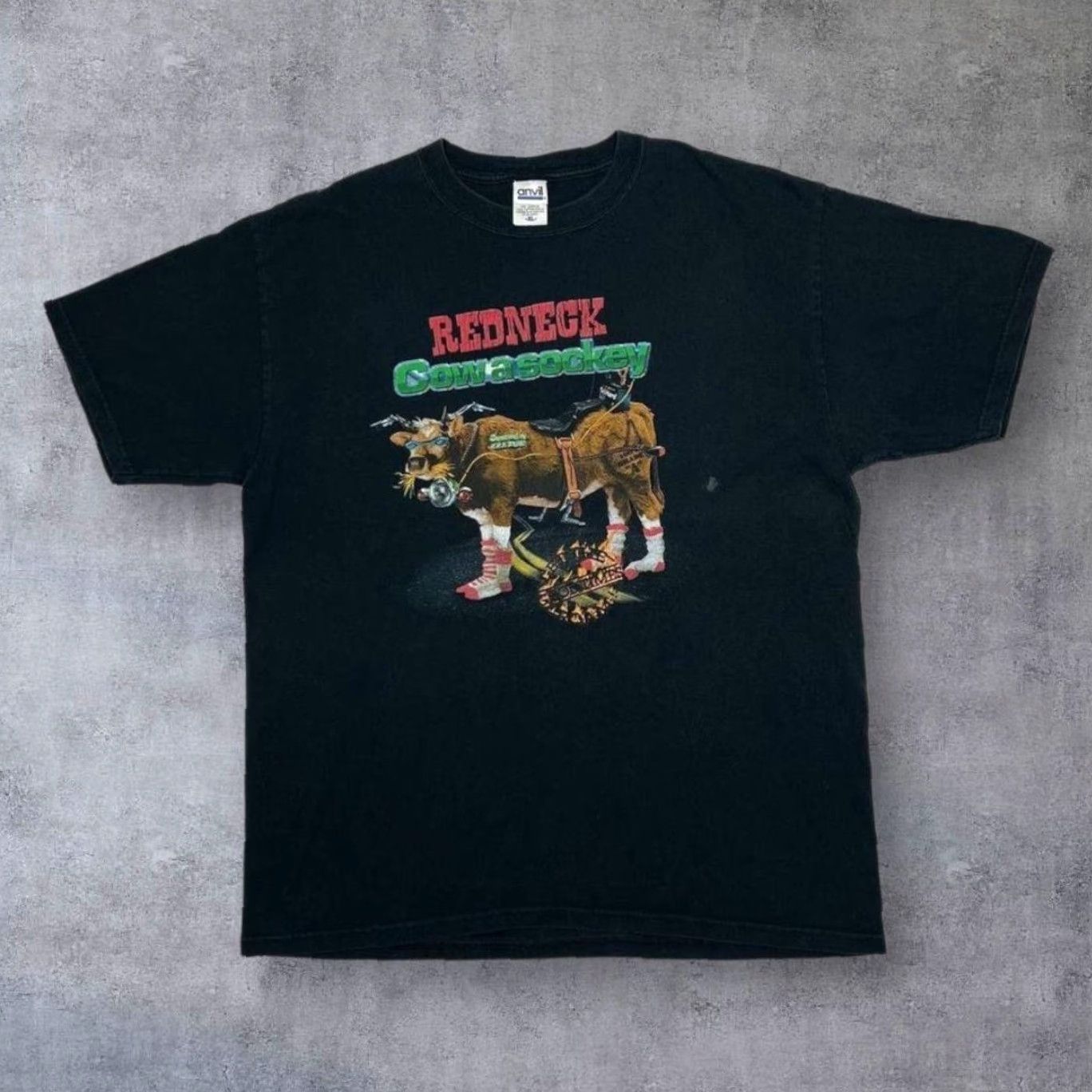 Anvil Vintage Anvil Redneck Cowasockey “Let The Good Times Roam” Graphic T-Shirt XL Size US XL / EU 56 / 4 - 2 Thumbnail