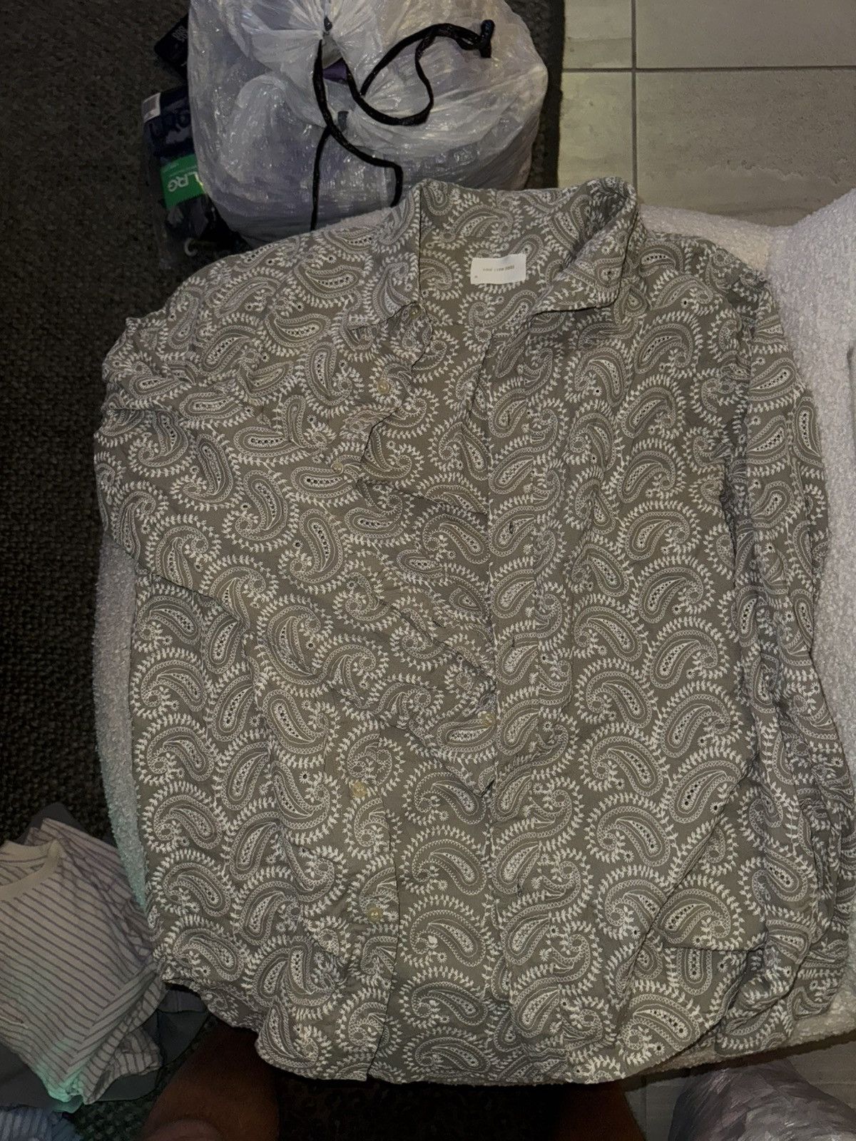 Aime Leon Dore Aime Leon Dore Paisley Long Sleeve Button Up Size US M / EU 48-50 / 2 - 1 Thumbnail