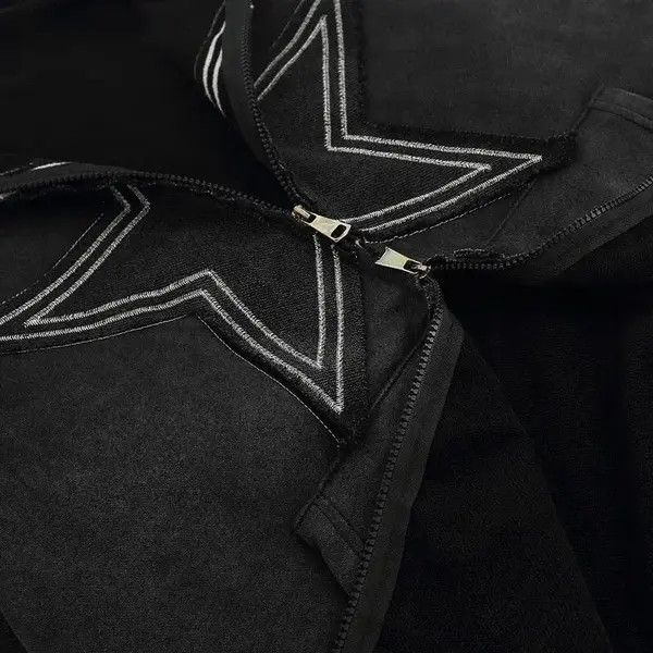 Other Embroidered Star Patch Jacket Hoodie Size US M / EU 48-50 / 2 - 5 Thumbnail