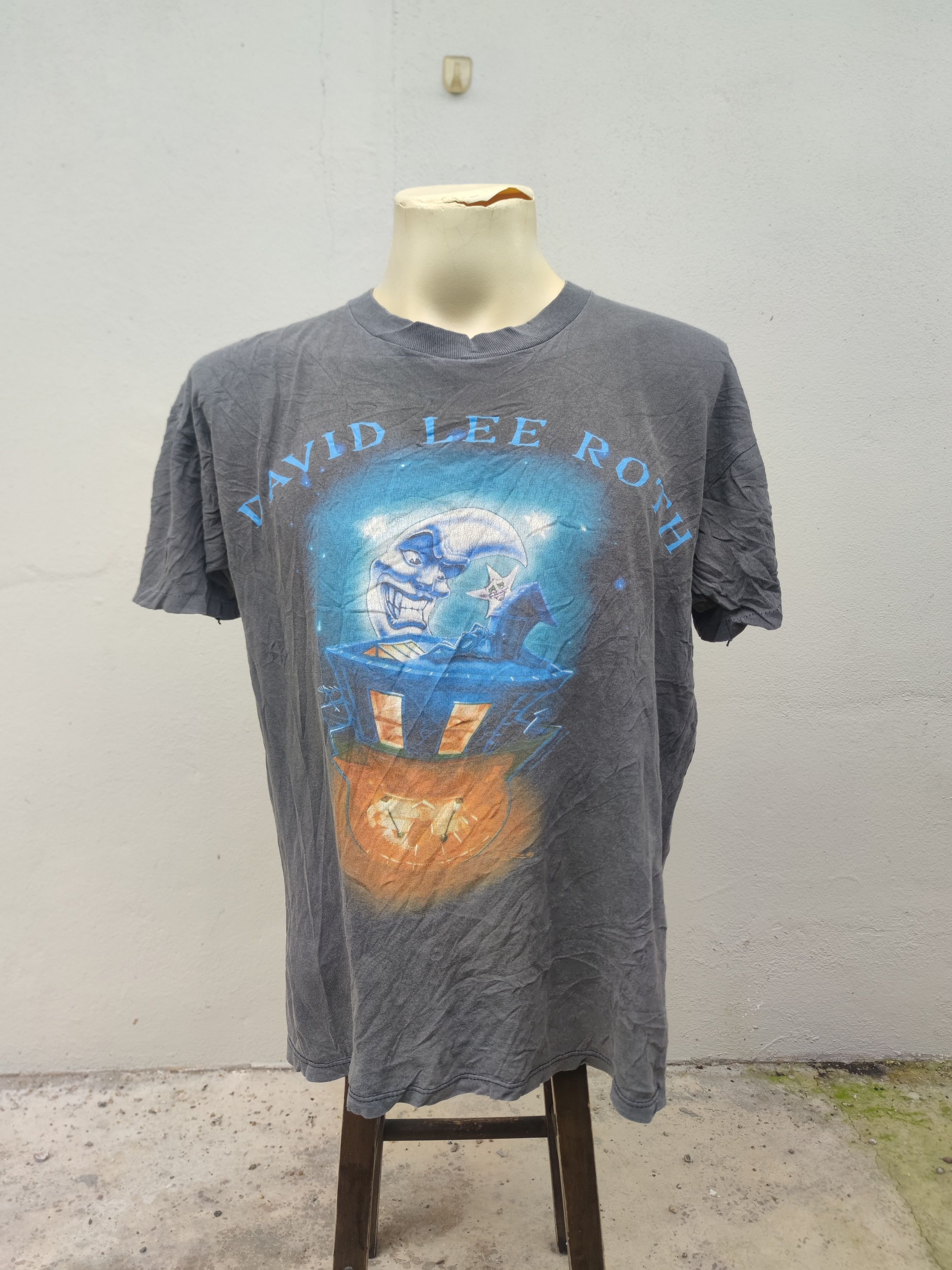 Band Tees Vintage 1994 David Lee Roth The Entire World Tour Tee Size US L / EU 52-54 / 3 - 1 Thumbnail