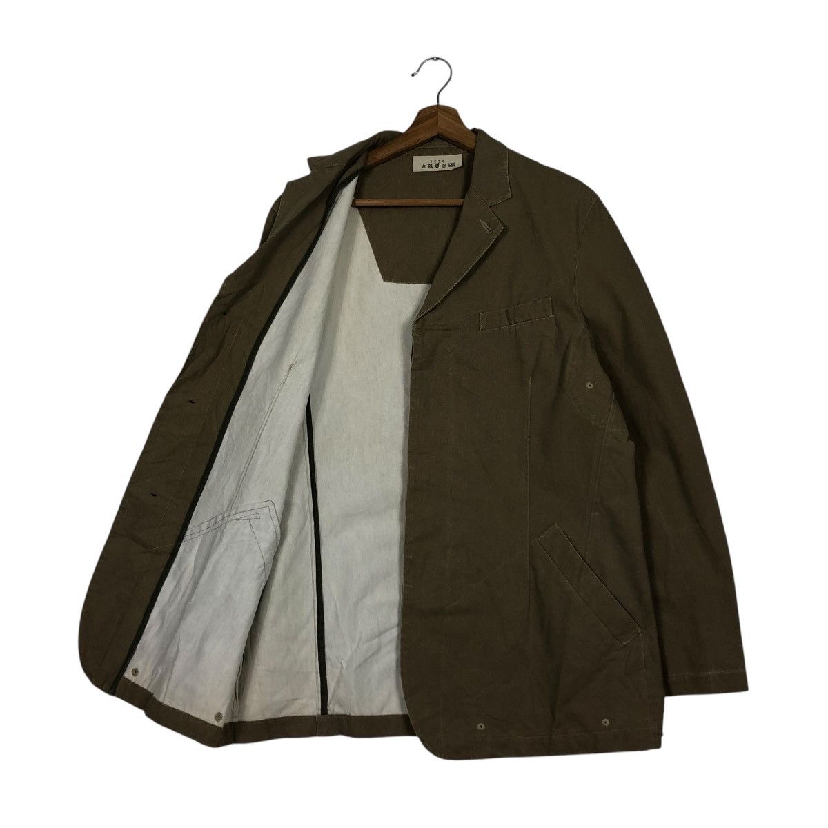 Japanese Brand 🔥VINTAGE DUCK CANVAS CHORE JACKET TESS ISSEY MIYAKE Size US M / EU 48-50 / 2 - 13 Thumbnail