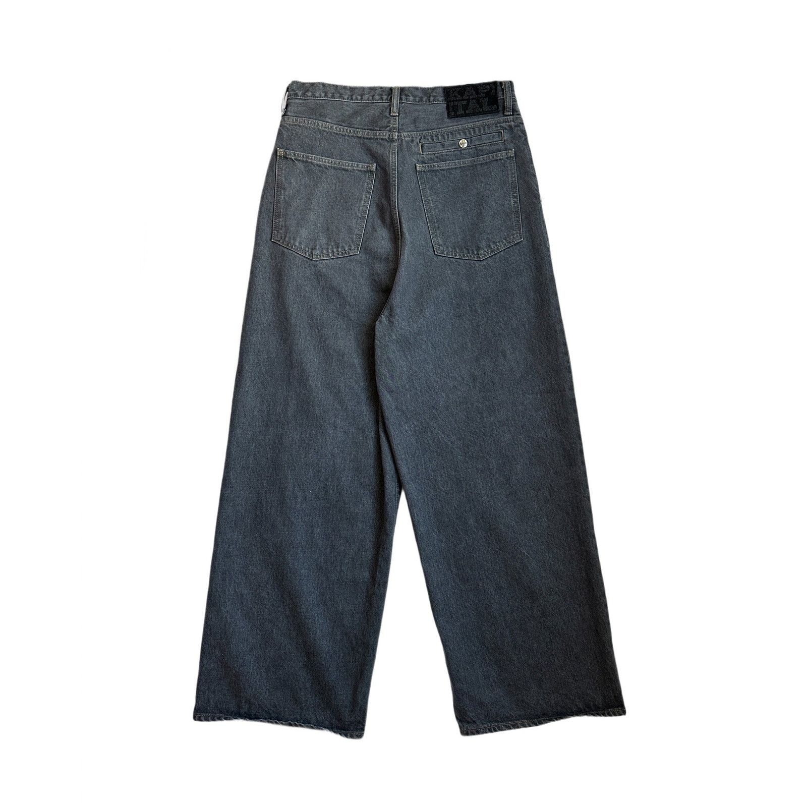 Kapital Kapital 14oz Black Denim Port Jeans Size US 34 / EU 50 - 2 Thumbnail