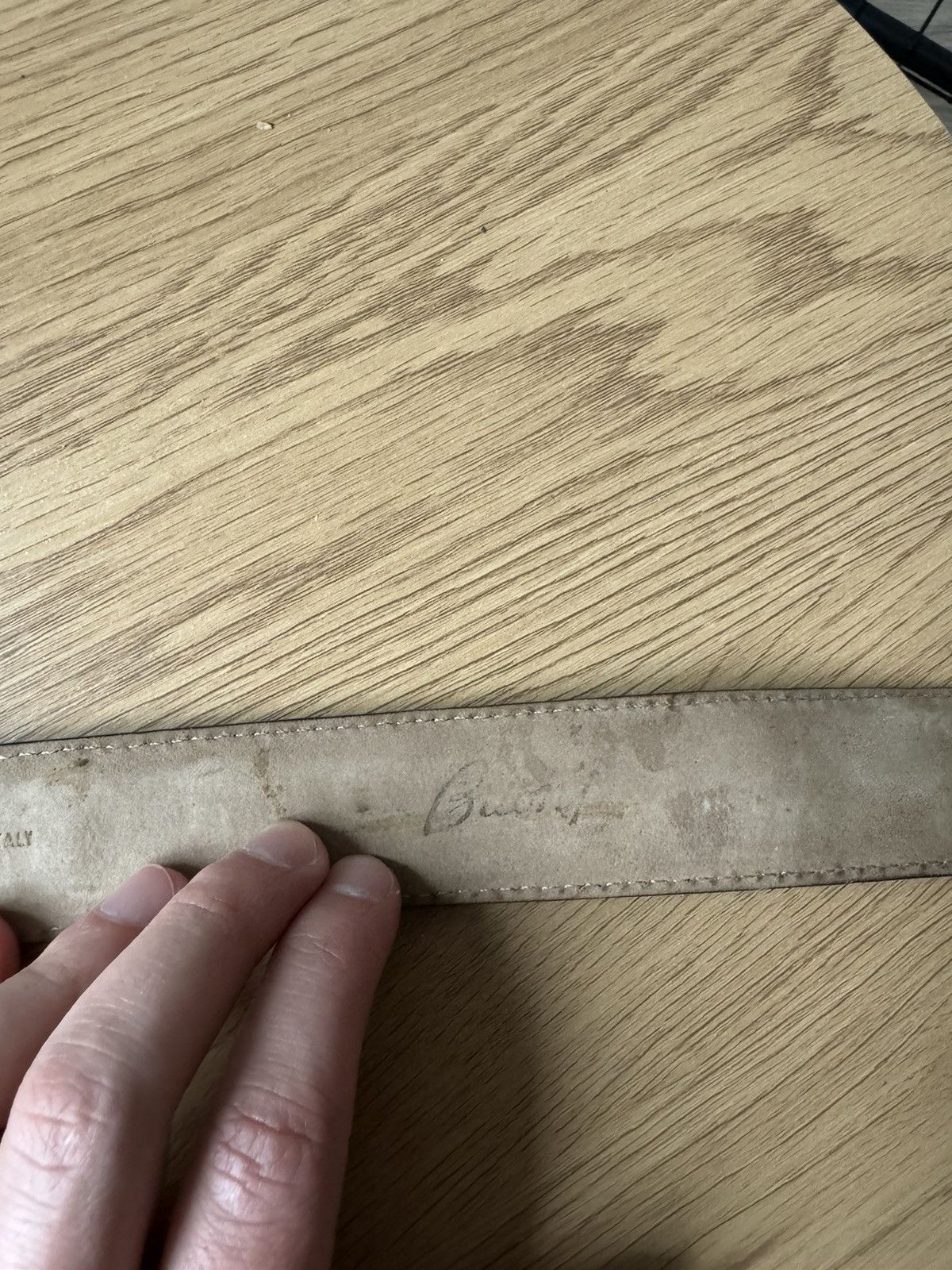 Brioni × Vintage Vintage Brioni Genuine Crocodile Leather Belt Size ONE SIZE - 5 Thumbnail