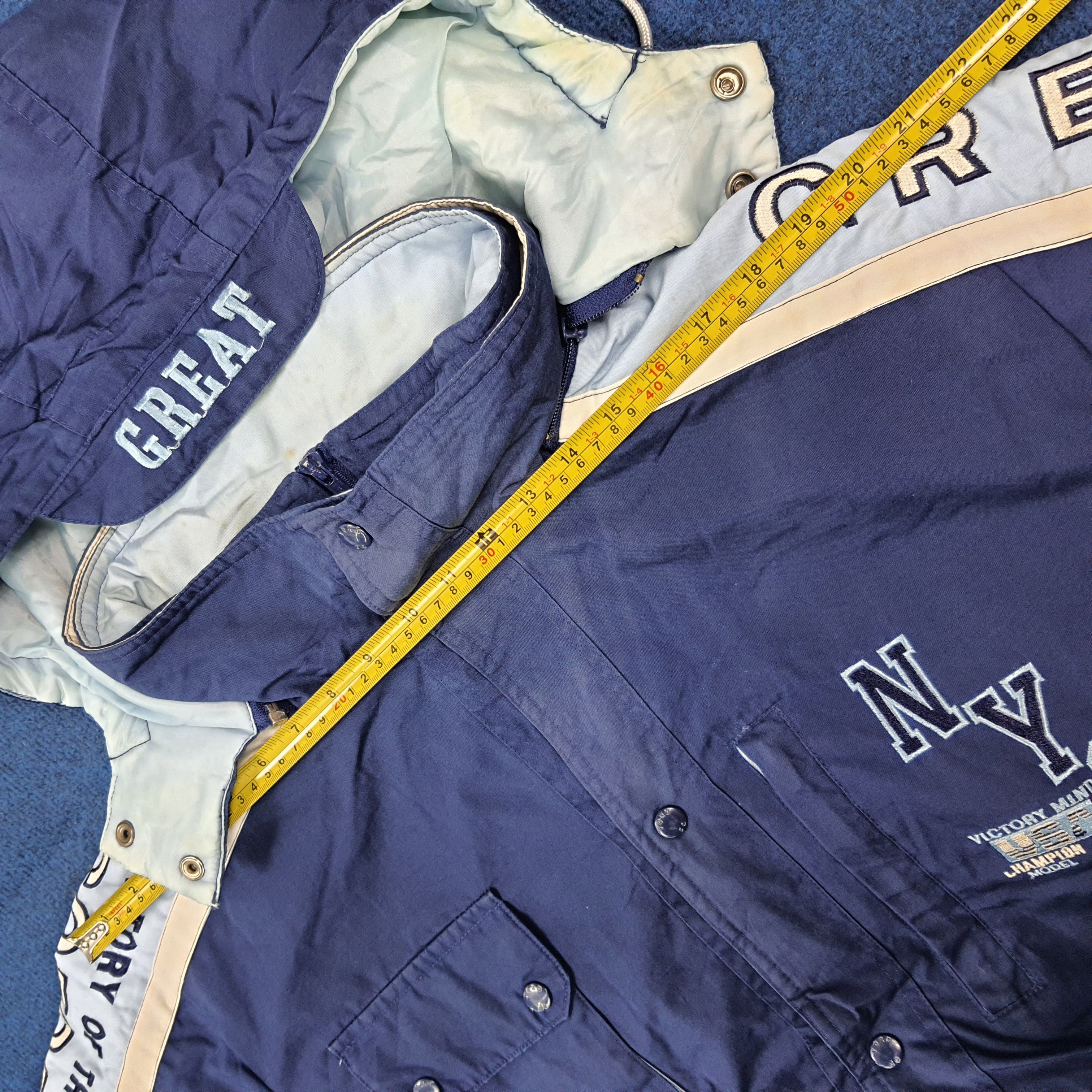Vintage Vtg 90s GQford Club Team Sport Parka Jacket NYC C284N4 Size US L / EU 52-54 / 3 - 14 Thumbnail