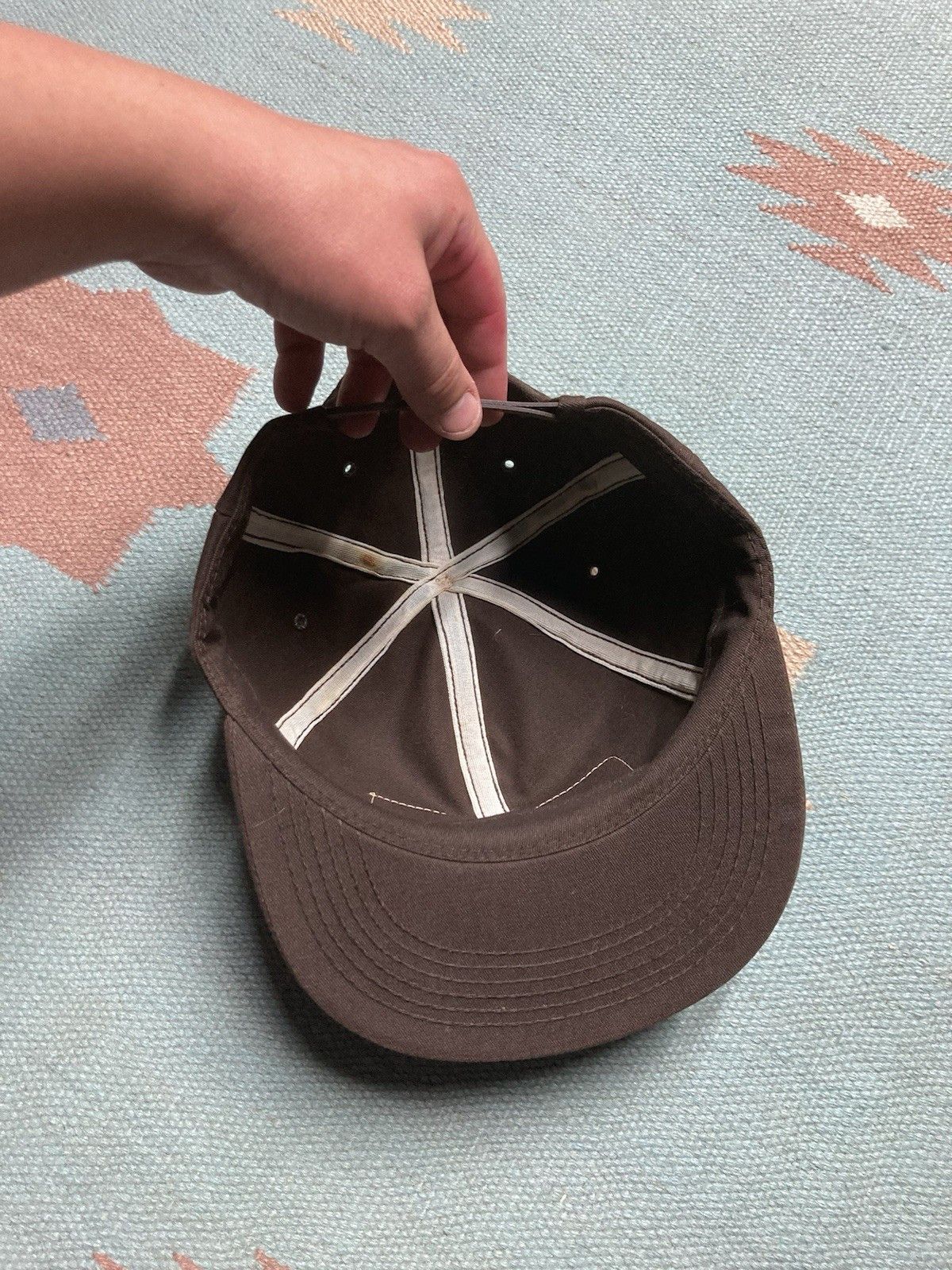 Vintage k products snapback hat crop production patch farm feed USA Size ONE SIZE - 5 Thumbnail