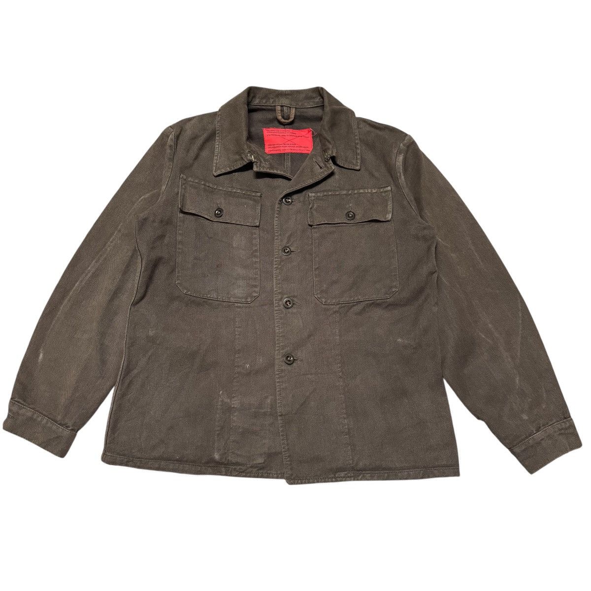 Vintage Vintage Swiss Army Worker Jacket Reworked Size US M / EU 48-50 / 2 - 1 Thumbnail