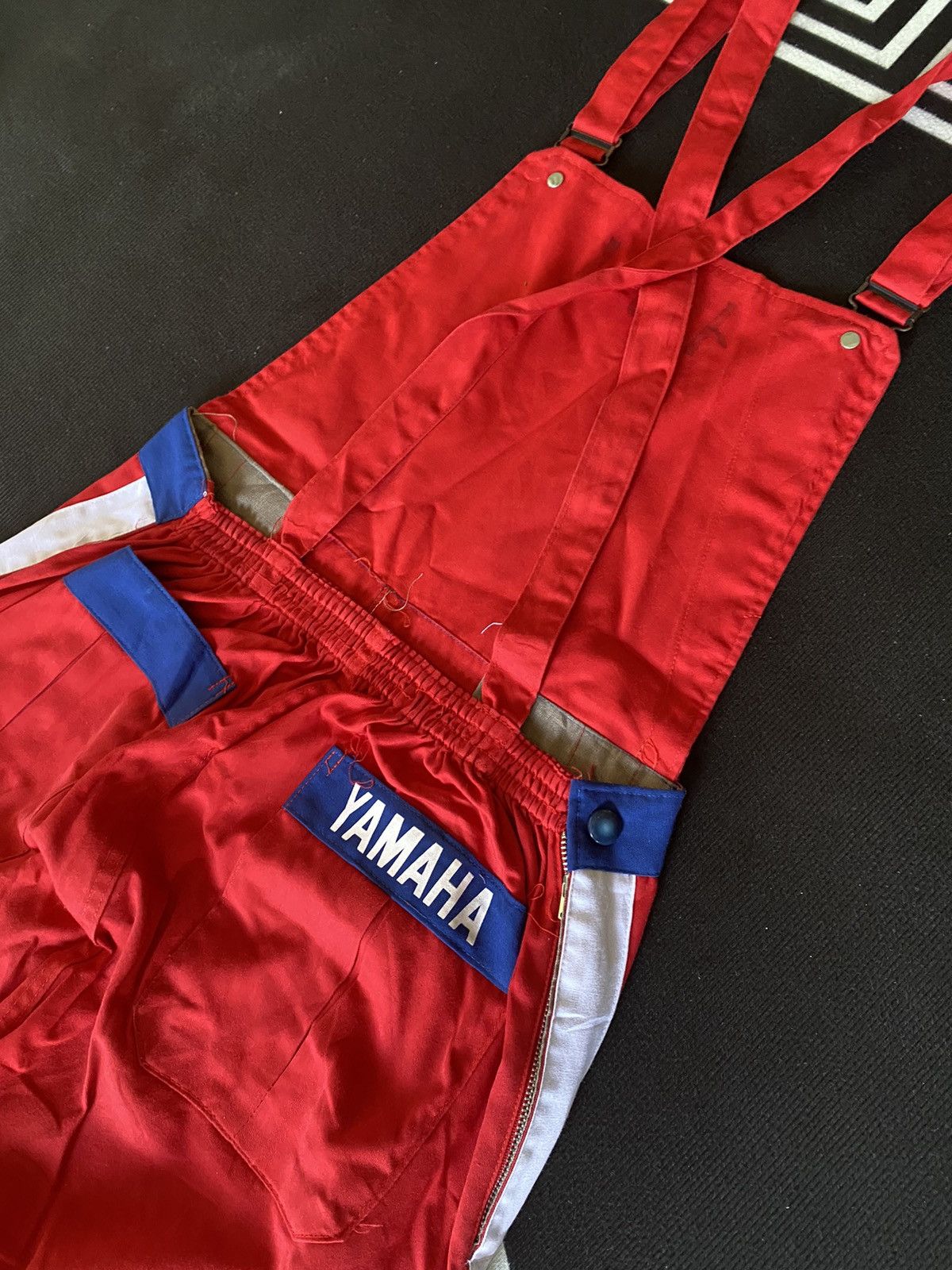 Vintage × Yamaha VINTAGE YAMAHA RACING MOTO WORK OVERALLS Size US 34 / EU 50 - 6 Thumbnail