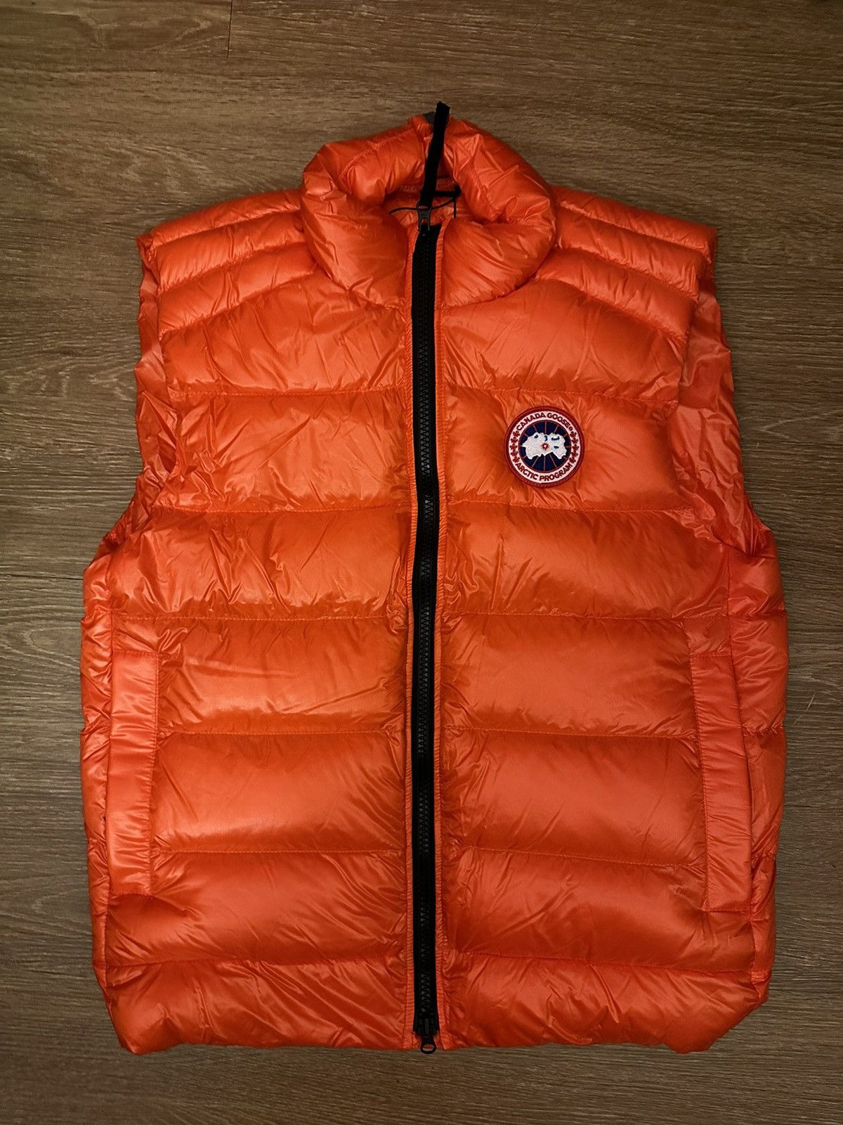 Orange canada goose gilet hotsell