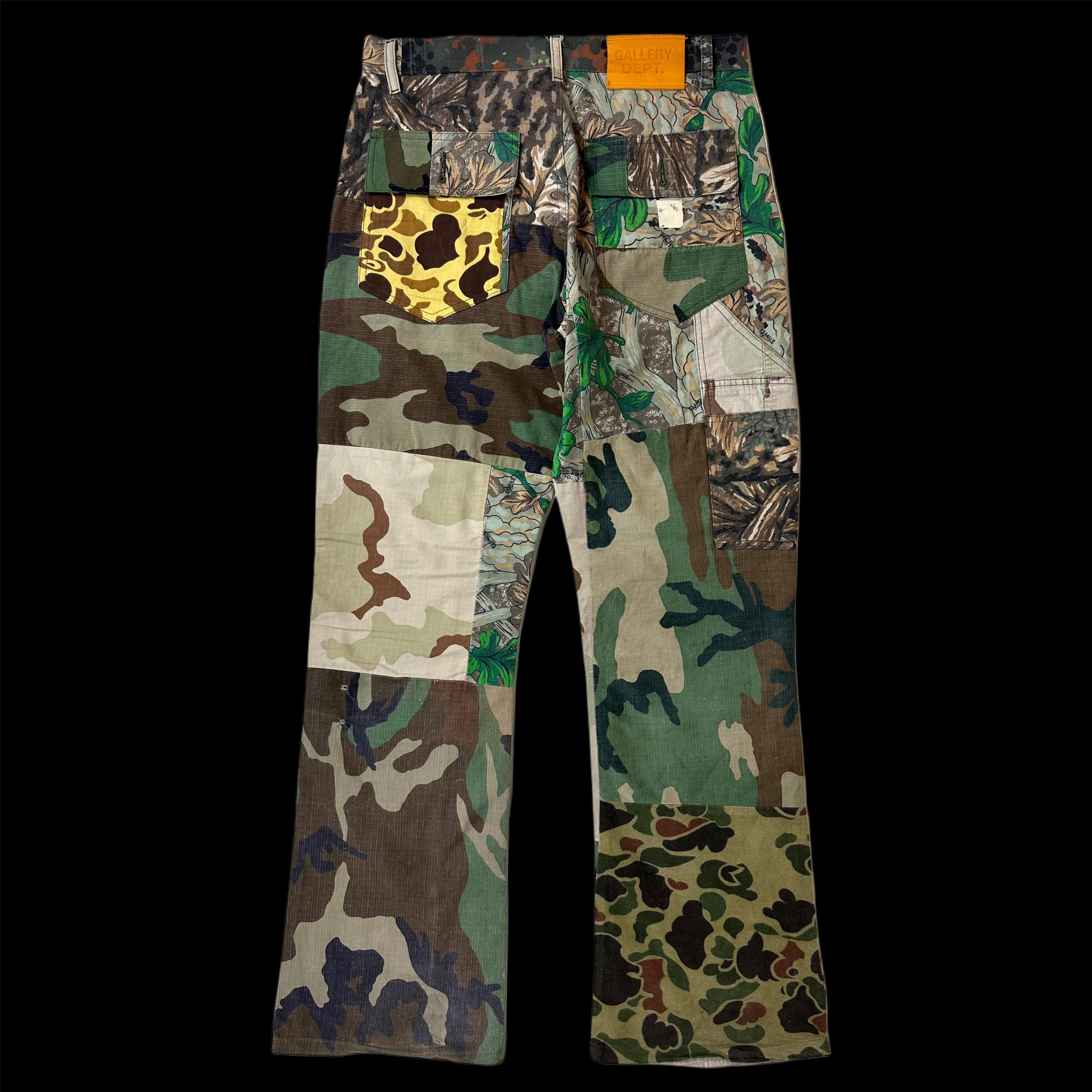 Gallery Dept. gallery dept fatigued pappy painter camo pants patchwork Size US 31 - 2 Thumbnail