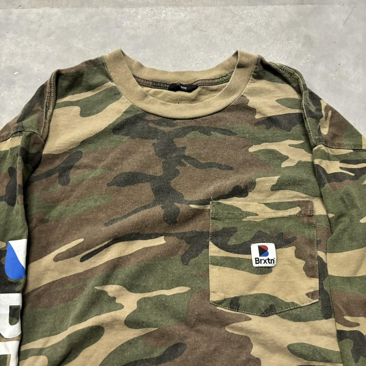 Japanese Brand × Vintage Crazy Vintage Y2K/2000s Grunge Camo Streetwear Skater Essential Longsleeve Tee! Size US M / EU 48-50 / 2 - 2 Thumbnail
