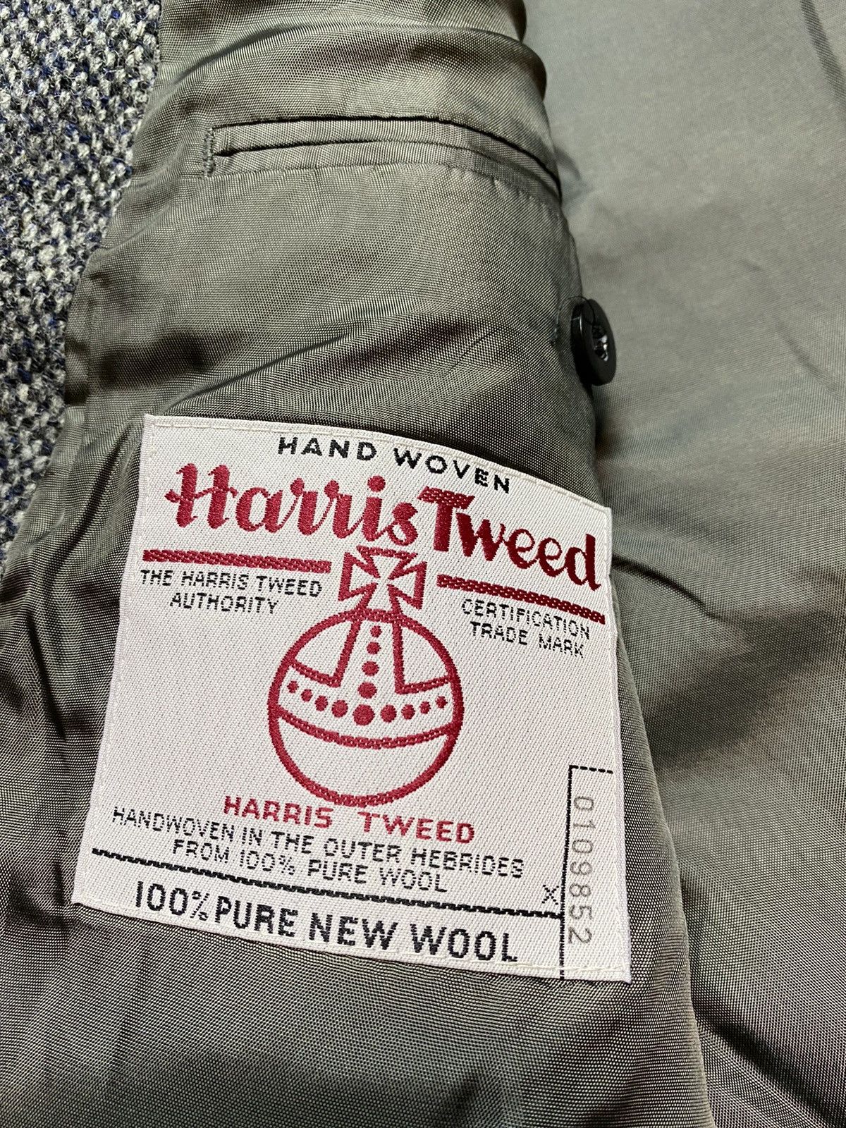 Harris Tweed Harris Tweed Woll Blazer Size 54L - 5 Thumbnail