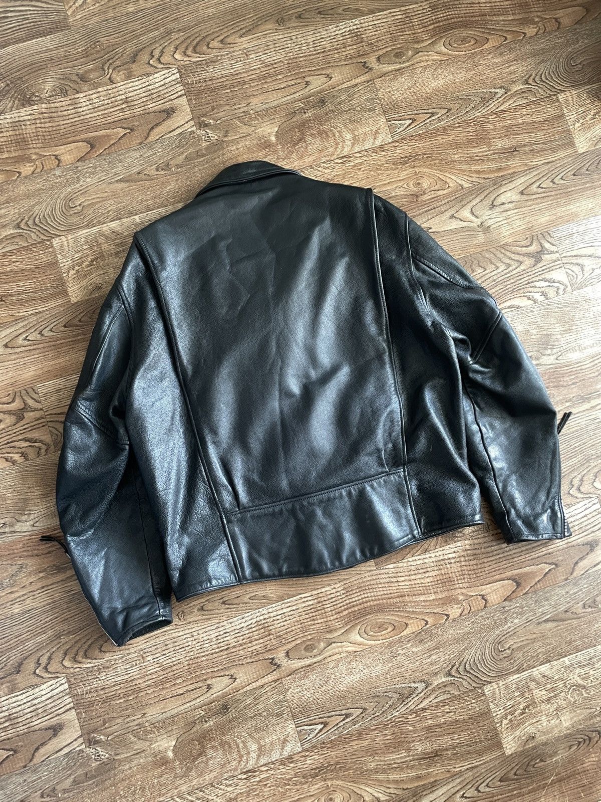 Harley Davidson × Vintage CRAZY HARLEY DAVIDSON LEATHER JACKET Size US XL / EU 56 / 4 - 14 Thumbnail