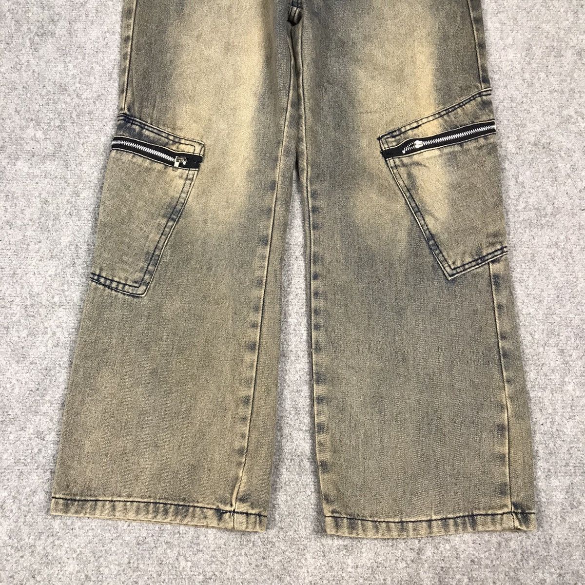 Japanese Brand DENIM RUSTY BAGGY MULTI POCKET JEANS PANTS Size US 29 - 2 Thumbnail