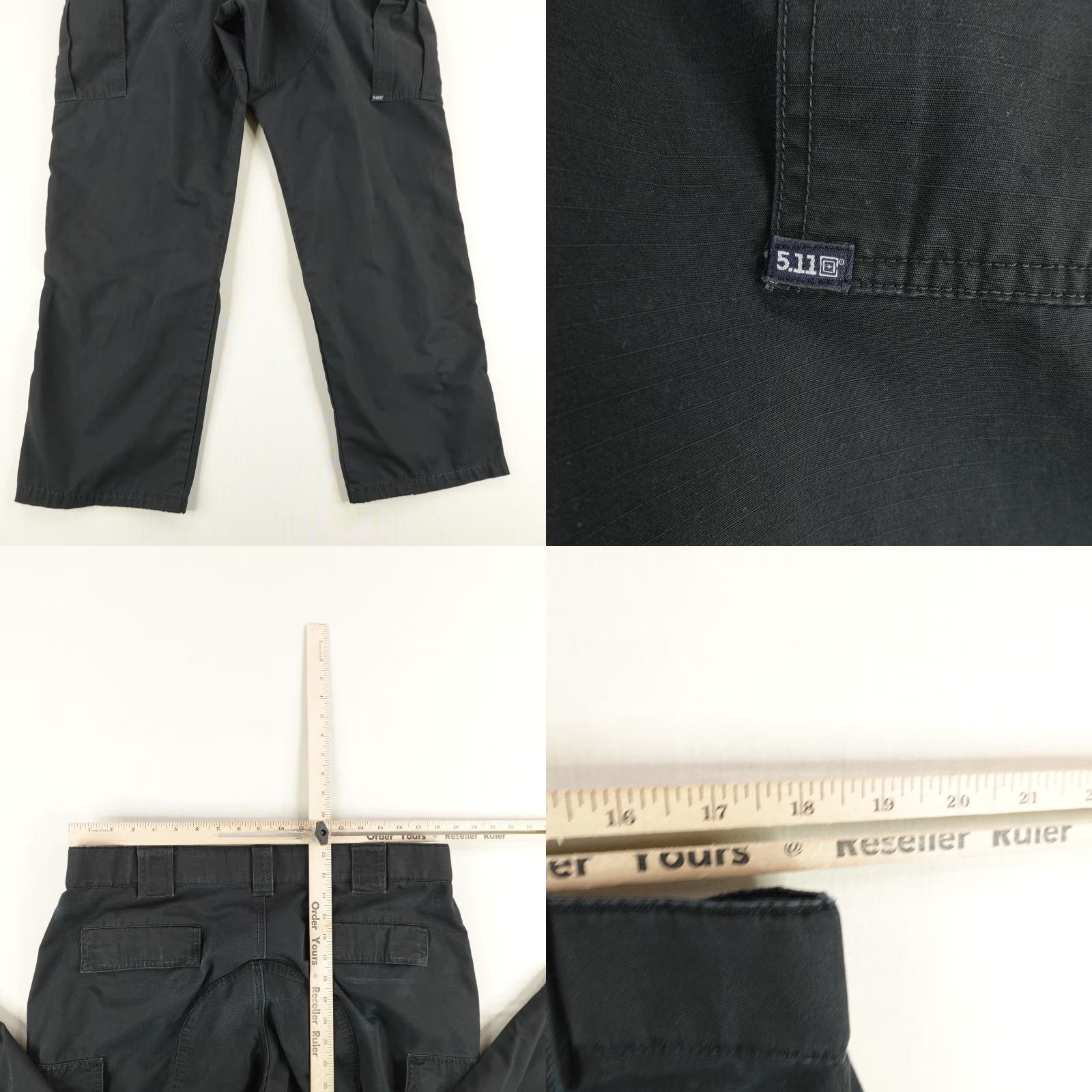 Vintage 5.11 Tactical Pants Mens XL Black Taclite TDU Cargo Ripstop Utility Outdoors Size US 36 / EU 52 - 8 Thumbnail