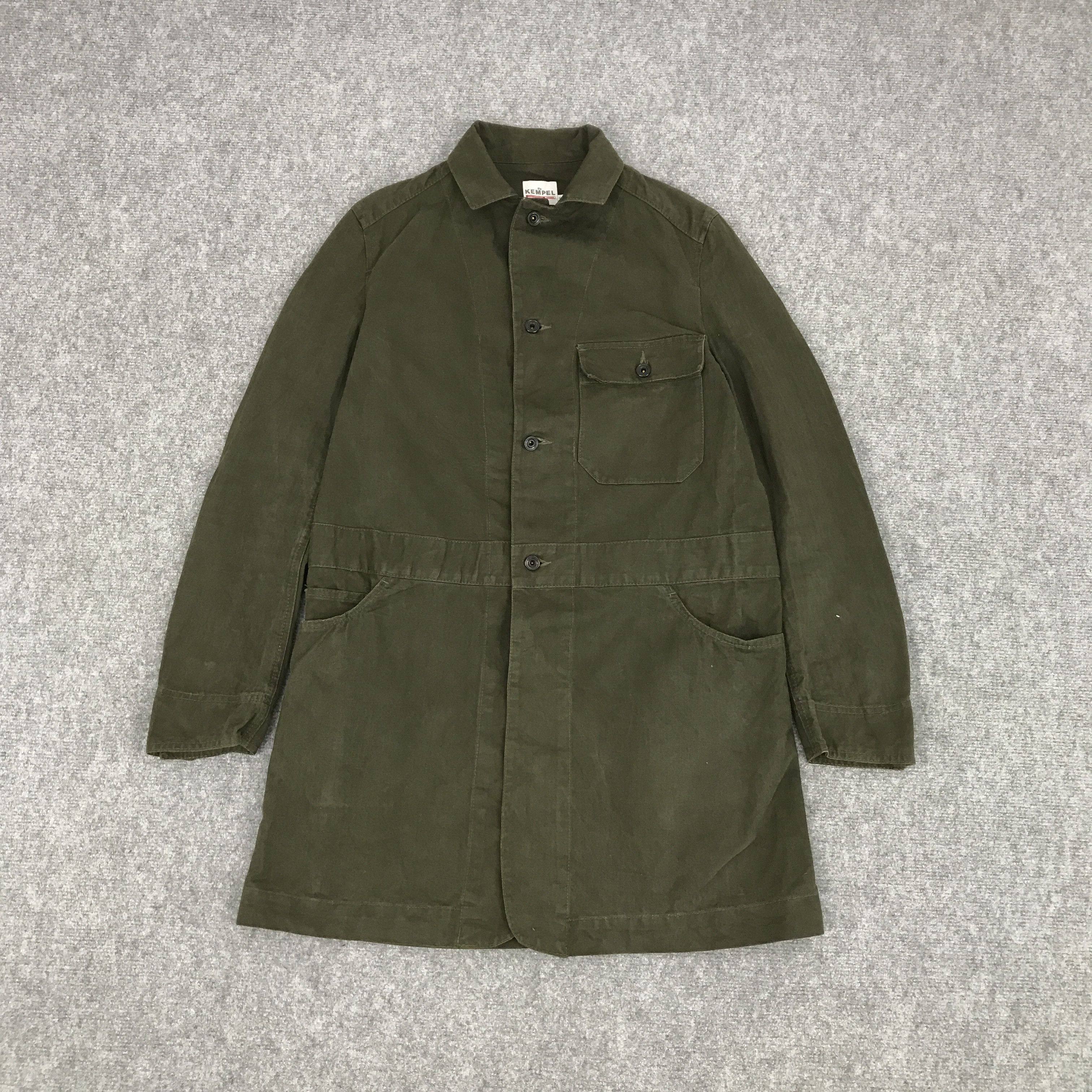 Japanese Brand KEMPEL PARKAS STYLE BUTTON JACKET Size US M / EU 48-50 / 2 - 1 Thumbnail