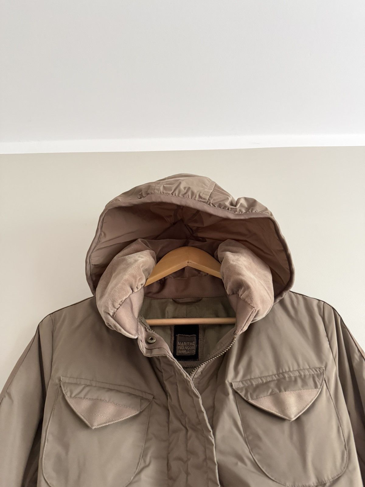 Marithe + Francois Girbaud Marithé François Girbaud Belted Puffer Jacket Taupe Size M / US 6-8 / IT 42-44 - 6 Thumbnail