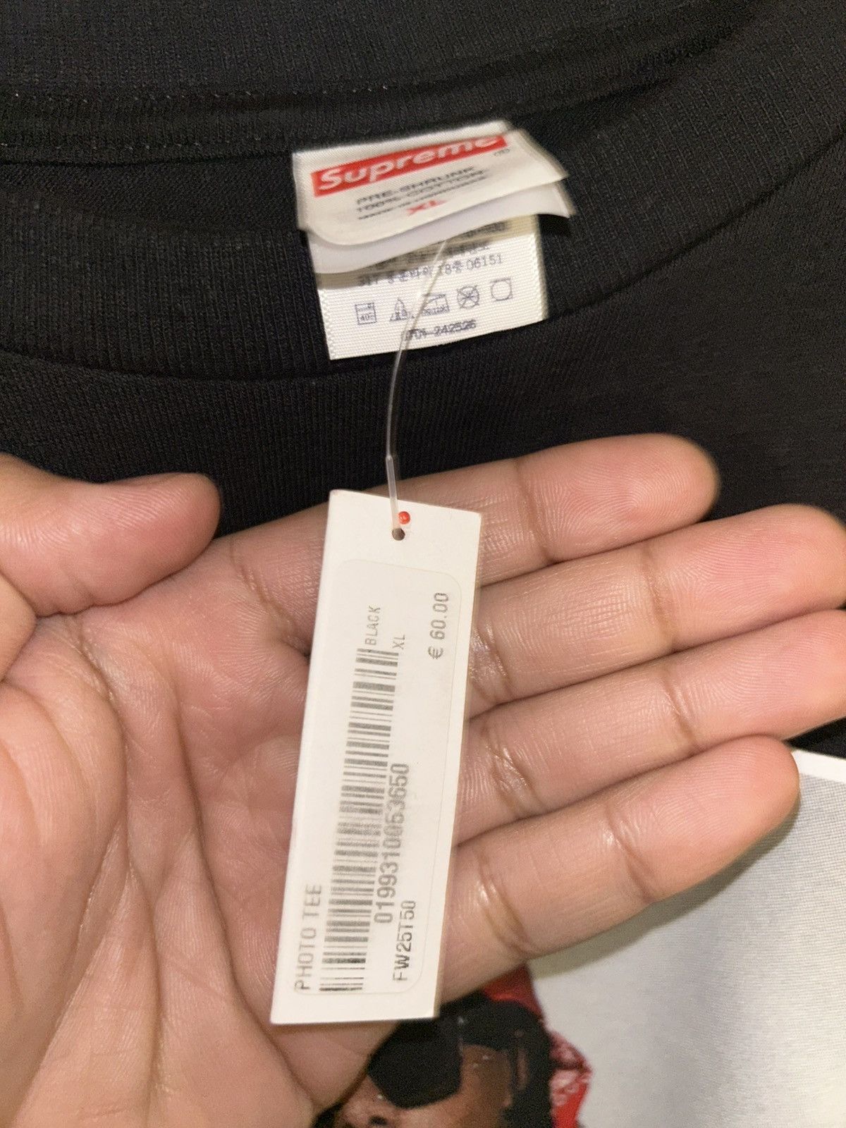 Supreme SUPREME x PLAYBOI CARTI BLACK TEE DS Size US XL / EU 56 / 4 - 2 Thumbnail