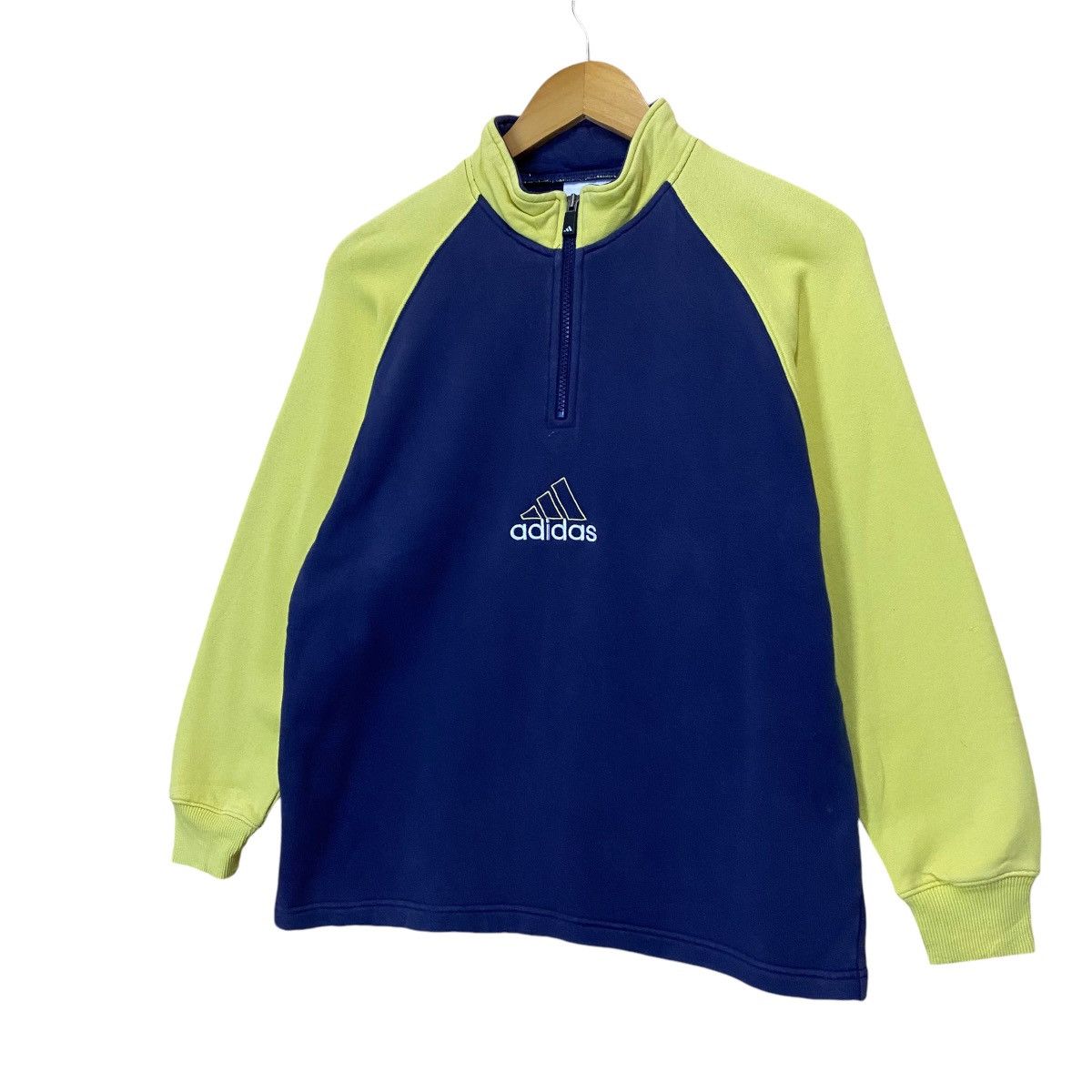 Adidas × Vintage Vintage Adidas Halfzip Sweatshirt Size Small Size US S / EU 44-46 / 1 - 3 Thumbnail