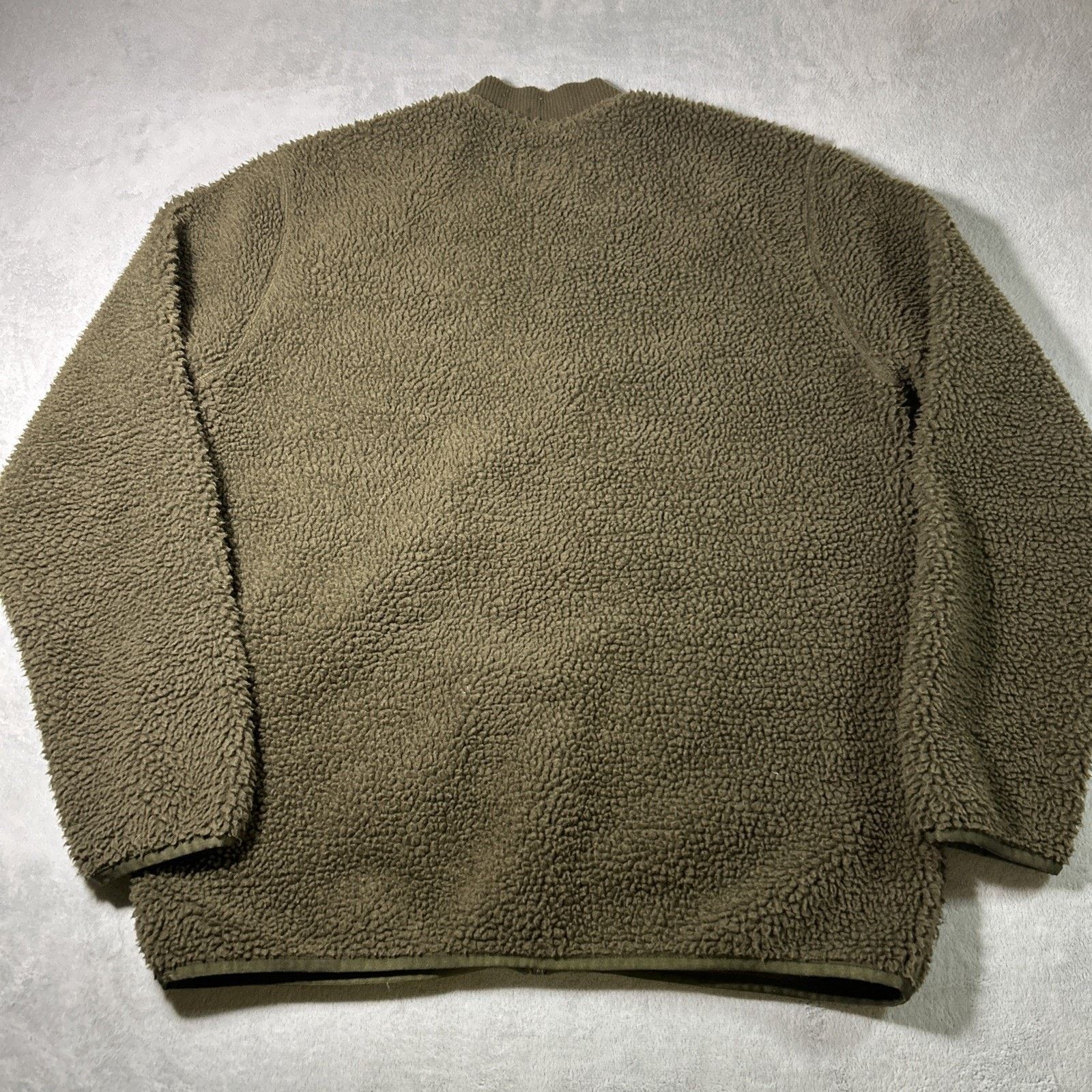 Patagonia Roark Sherpa High Pile Fleece Sweater Mens XL Earth Green Size US XL / EU 56 / 4 - 3 Thumbnail