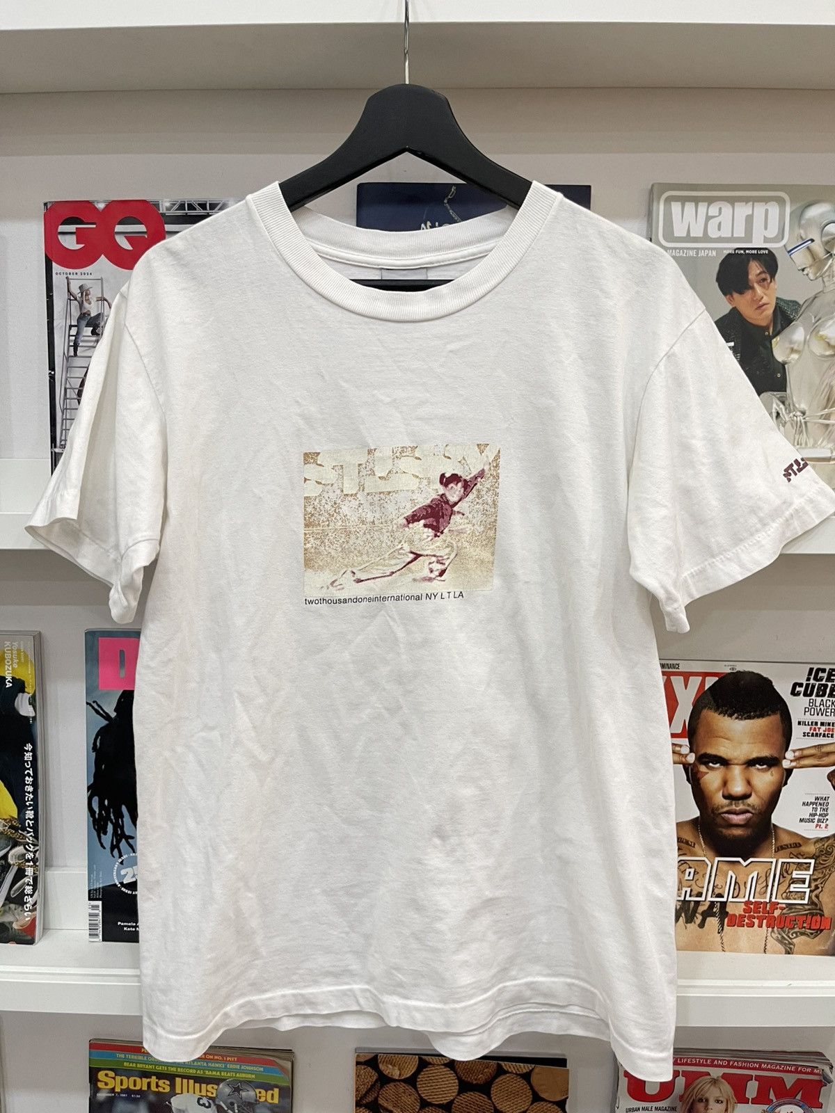 【STUSSY】 Soda Can T-Shirt WHITE/ 追跡付 Stussy Soda Can Tee White Men's - SS23 - US