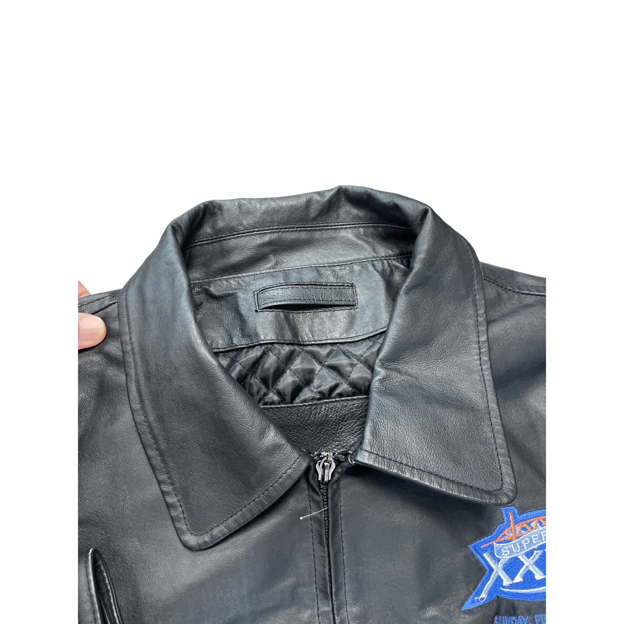 NFL NFL Super Bowl XXXIX mens Black Leather Jacket size XXL SKU Size US XXL / EU 58 / 5 - 5 Thumbnail