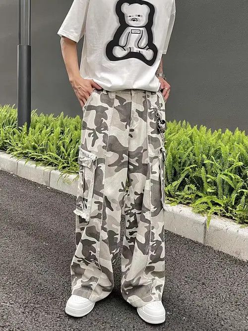 Japanese Brand HarunCamouflage High Street Vintage Loose Casual Pants Size US 32 / EU 48 - 5 Thumbnail