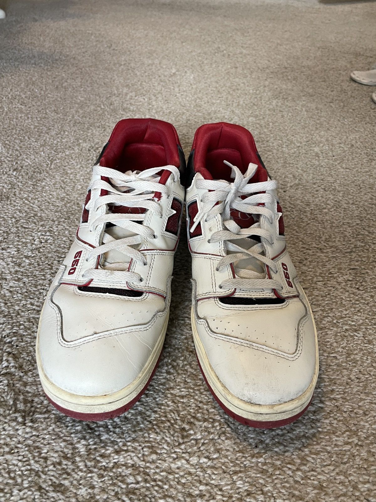 Aime Leon Dore × New Balance ALD New Balance 550 Red/White Size US 11 / EU 44 - 3 Thumbnail