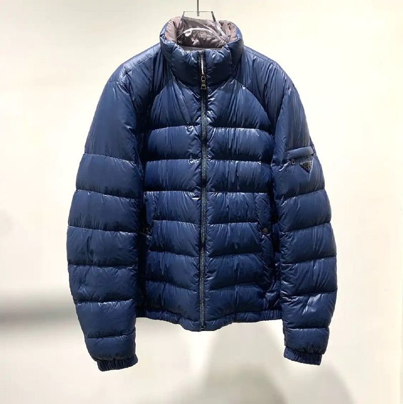 Prada Prada Navy Down Jacket for Men Size US XXL / EU 58 / 5 - 1 Thumbnail