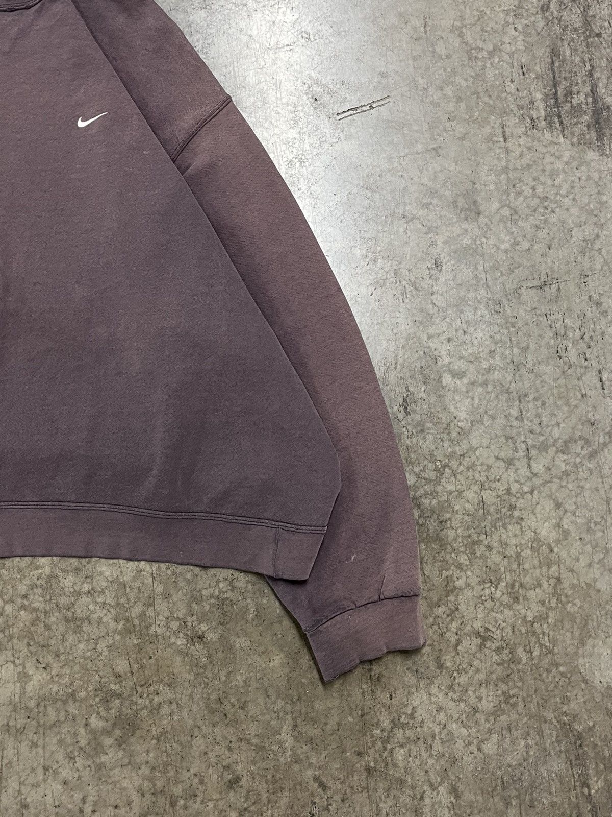 Nike × Vintage Vintage Nike swoosh crazy sun faded boxy fit crewneck rare Size US XXL / EU 58 / 5 - 4 Thumbnail