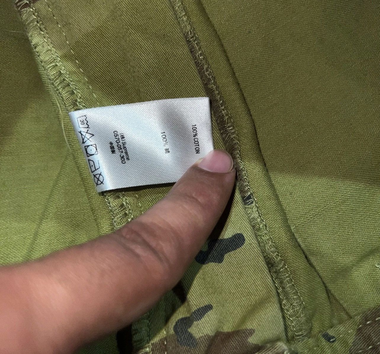 Supreme Supreme Mens Overdyed Camo Cargo Shorts Cotton Skater Grunge Size US 30 / EU 46 - 8 Thumbnail