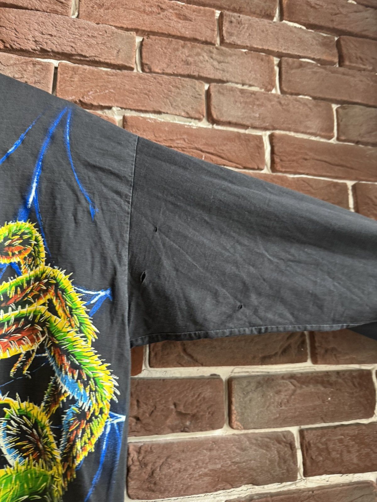 Thunderdome × Vintage Vintage 90s Thunderdome XII Spider Web Rare Band Tee Gabber Size US XL / EU 56 / 4 - 8 Thumbnail