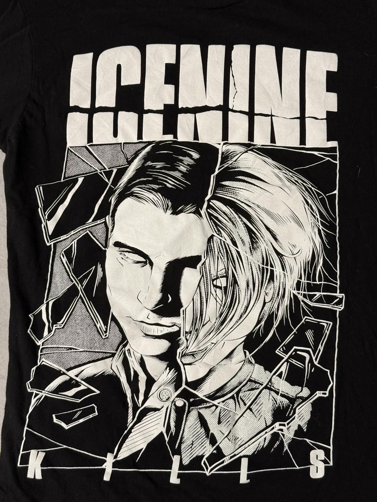 Designer Ice Nine Kills T-shirt Shower Scene Split Face Junior Tee Size M / US 6-8 / IT 42-44 - 3 Thumbnail