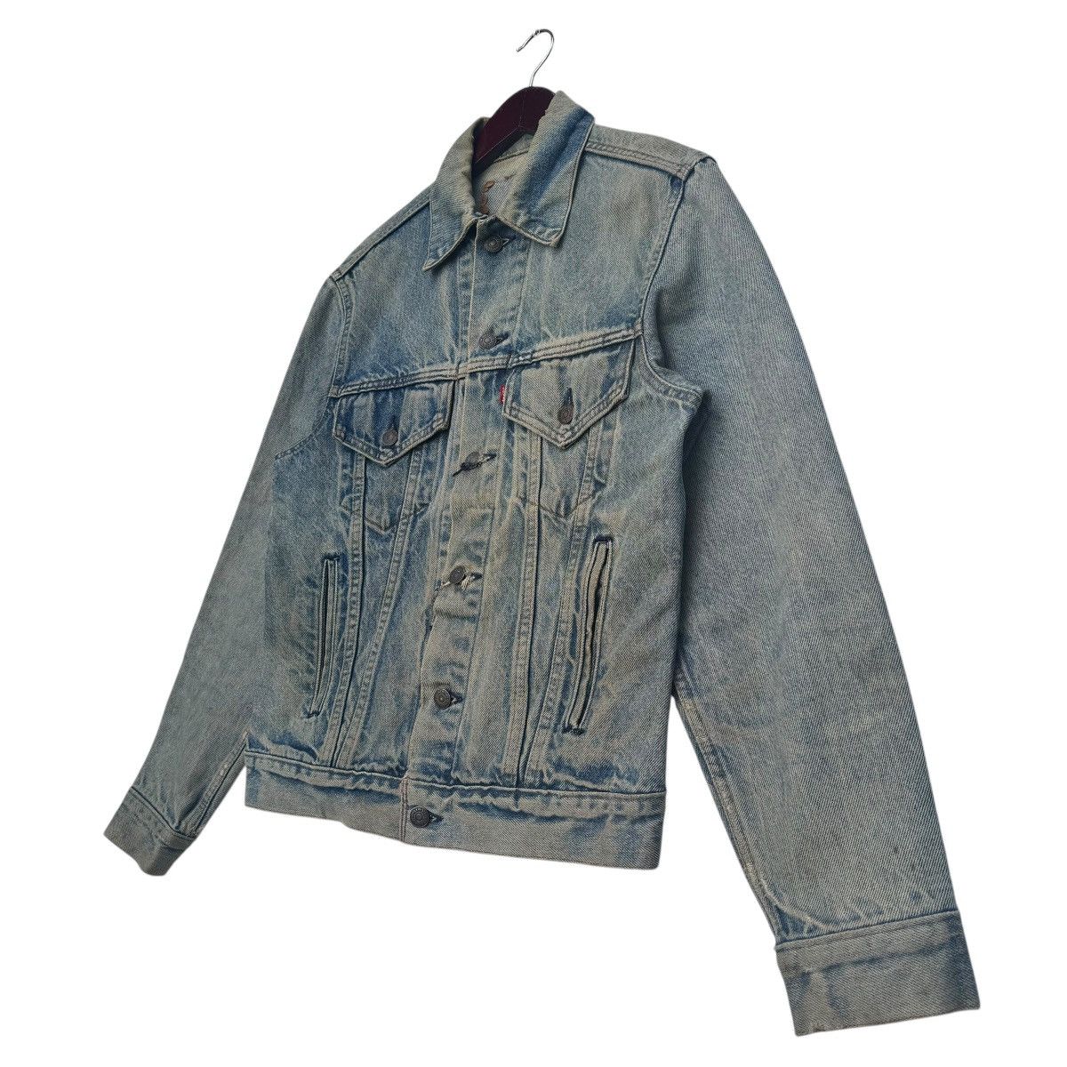 Levi's Vintage 70s Levis Denim Trucker Jacket Size US L / EU 52-54 / 3 - 3 Thumbnail