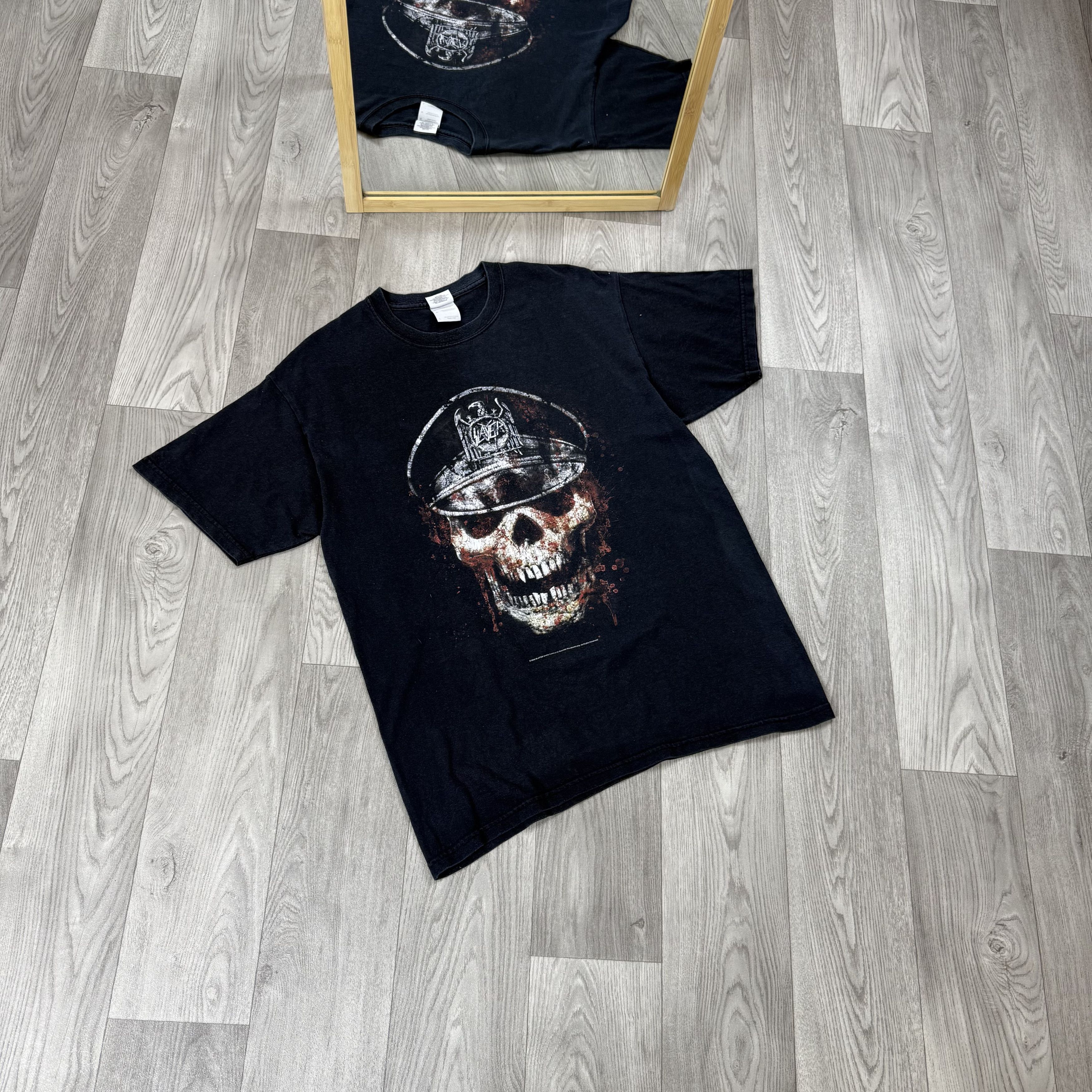 Slayer Vintage Slayer 09' Skull Hat Graphic Rock Band Tee Shirt Size US L / EU 52-54 / 3 - 2 Thumbnail