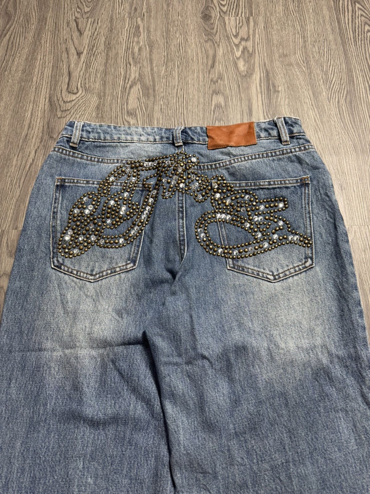 Ed Hardy 💥RARE💥Ed Hardy Vintage Y2K Denim Size US 30 / EU 46 - 9 Thumbnail