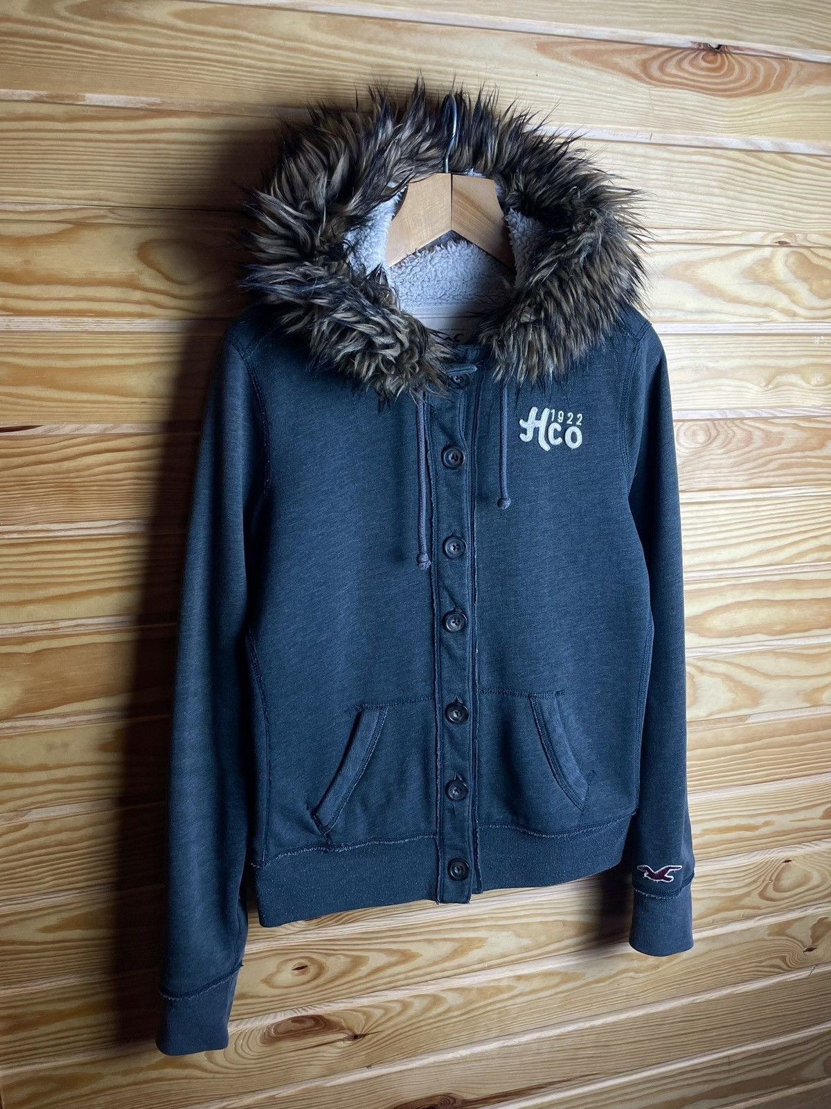 Hollister Fur Hoodie Hollister Hoodie Sherpa Vintage Hollister