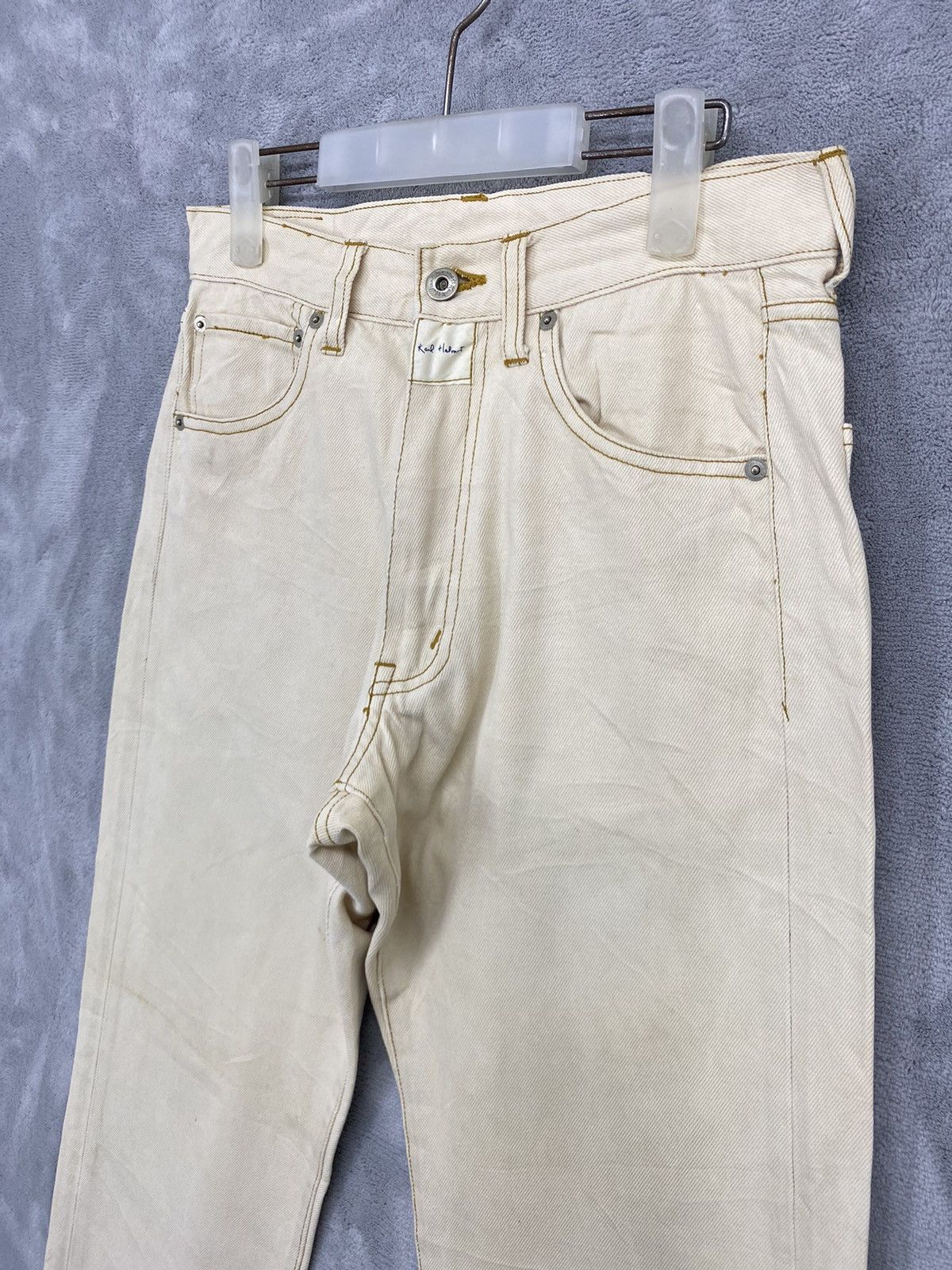 Japanese Brand × Karl Helmut Old KARL HELMUT Patches Karl In Pocket Denim Size US 29 - 4 Thumbnail