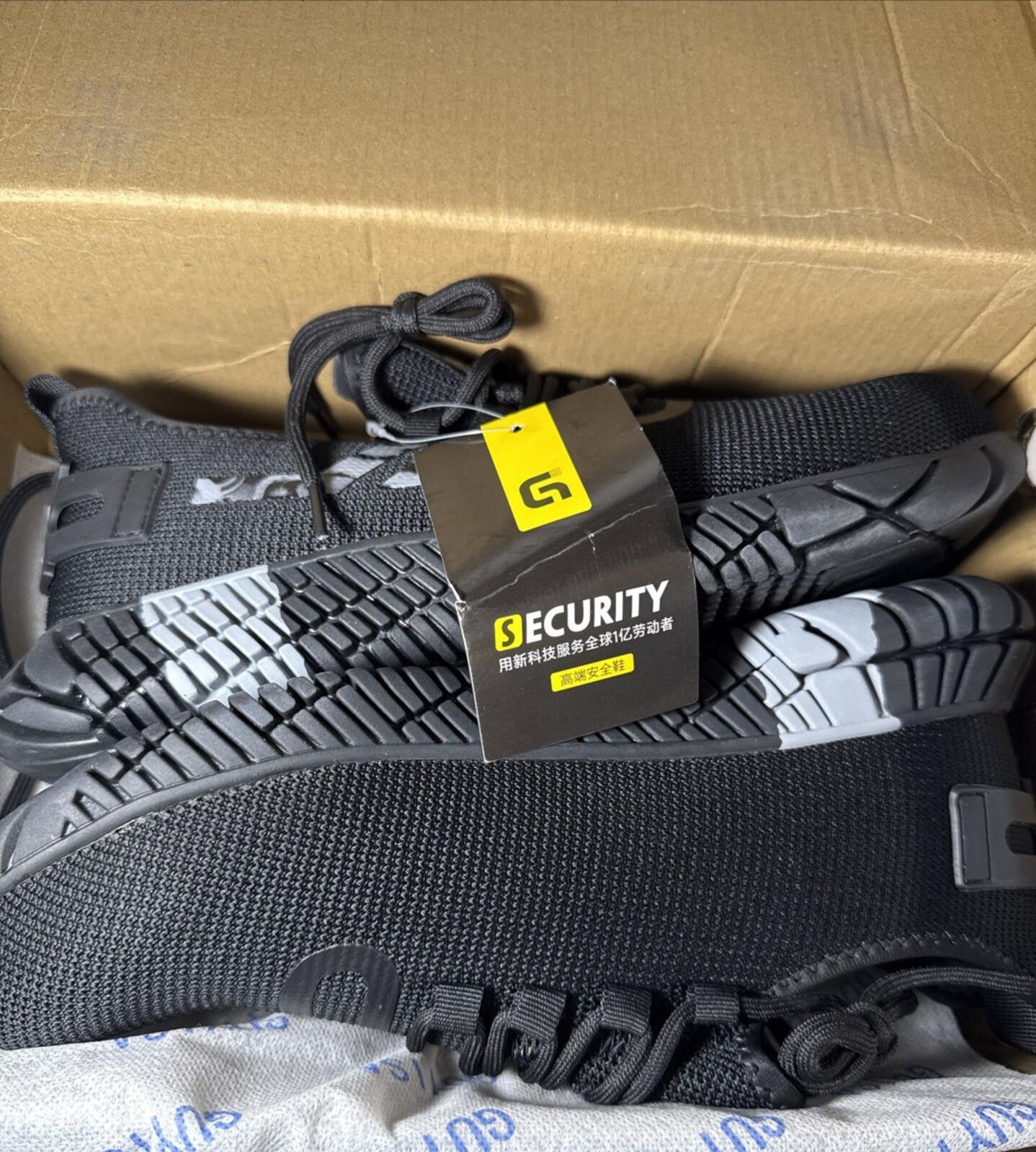 Other GUYISA Security Safety Work Shoes Steel Toed, Black Size ONE SIZE - 7 Thumbnail