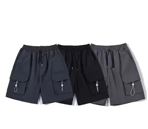 Japanese Brand 21SS Indigo Union Japan Blue Worker Cargo Shorts Size US 33 - 2 Thumbnail