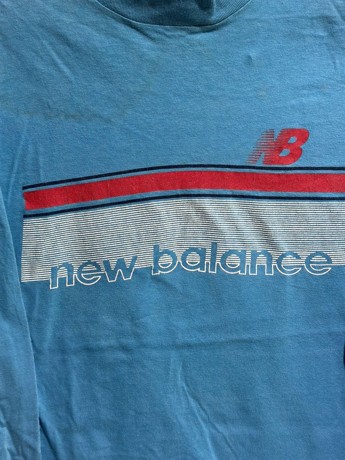 New Balance × Vintage Vintage 80s New Balance Long Sleeve Tee Size US S / EU 44-46 / 1 - 2 Thumbnail