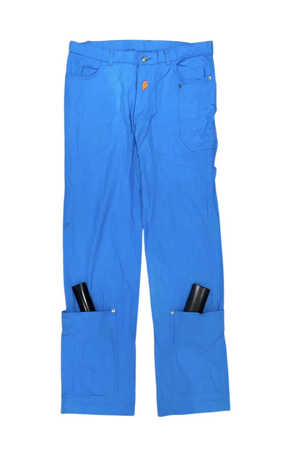 W&LT × Walter Van Beirendonck 1990s W&LT Hem Pocket carpenter light cargo pop pant Size US 33 - 1 Thumbnail