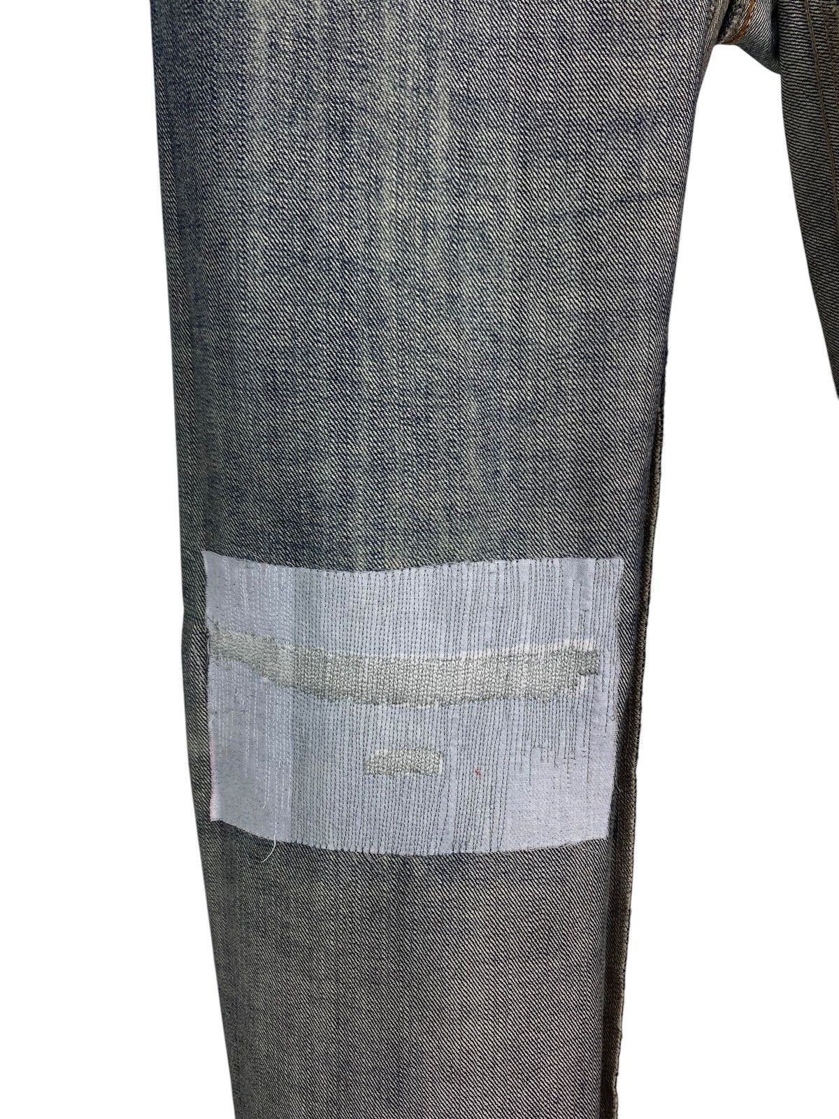 Marithe + Francois Girbaud Marithé François Girbaud Crossed Red Enamel Tape Denim Jeans Size US 30 / EU 46 - 22 Thumbnail