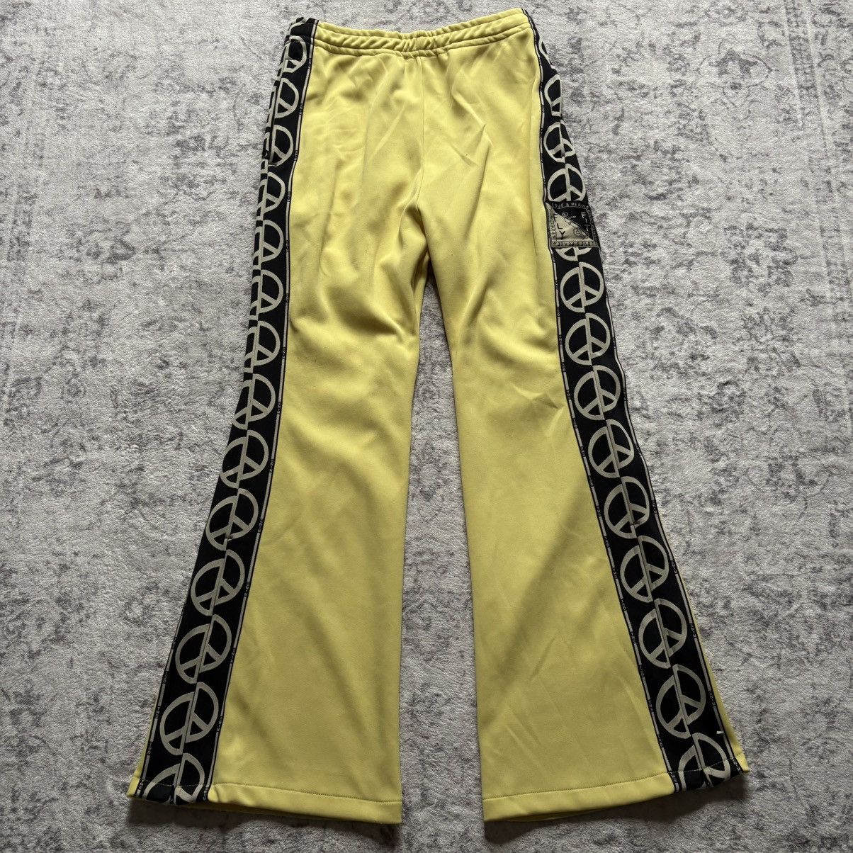 Kapital Kapital Kountry Smooth Jersey Stuntman Peace Track Pants Size US 30 / EU 46 - 1 Thumbnail