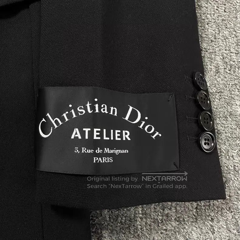 Dior Dior White Stripe Sleeve Label Wool Suit Jacket Size US M / EU 48-50 / 2 - 3 Thumbnail
