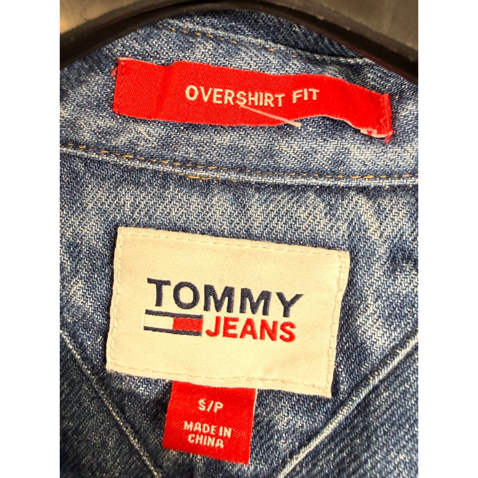 Tommy Hilfiger Tommy Hilfiger Shirt Mens S Blue Denim & Plaid Snap Front Pocket Overshirt Fit Shirt Regular Navy Blue Plaid Denim Mens S Short/Long Sleeve? Size US S / EU 44-46 / 1 - 7 Thumbnail