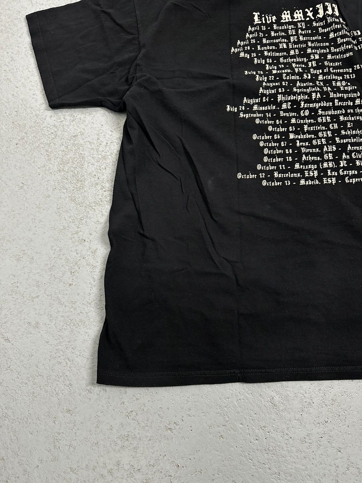 Band Tees Pentagram 2013 Tour Vitus Sleep T-Shirt Size US XL / EU 56 / 4 - 11 Thumbnail