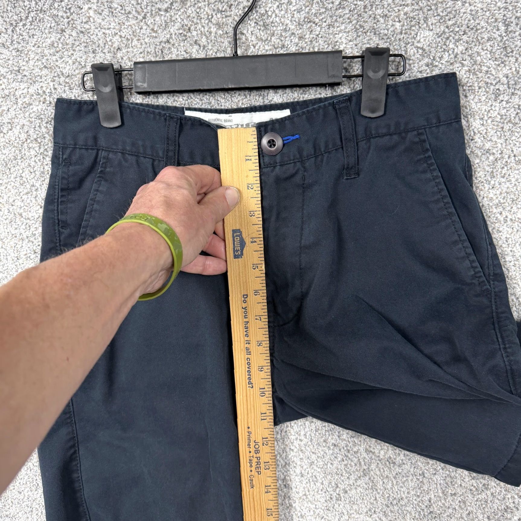 Aeropostale Aeropostale Chino Shorts Mens 29x8.5 Blue Flat Front Preppy Old Money Summer Mens Size US 29 - 5 Thumbnail