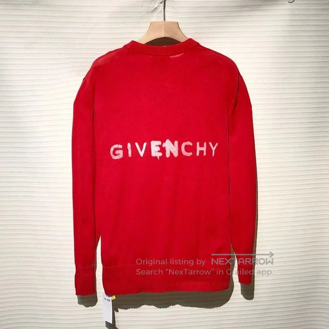 Givenchy Givenchy Gothic Graffiti Print Crewneck Sweater. Size US M / EU 48-50 / 2 - 2 Thumbnail