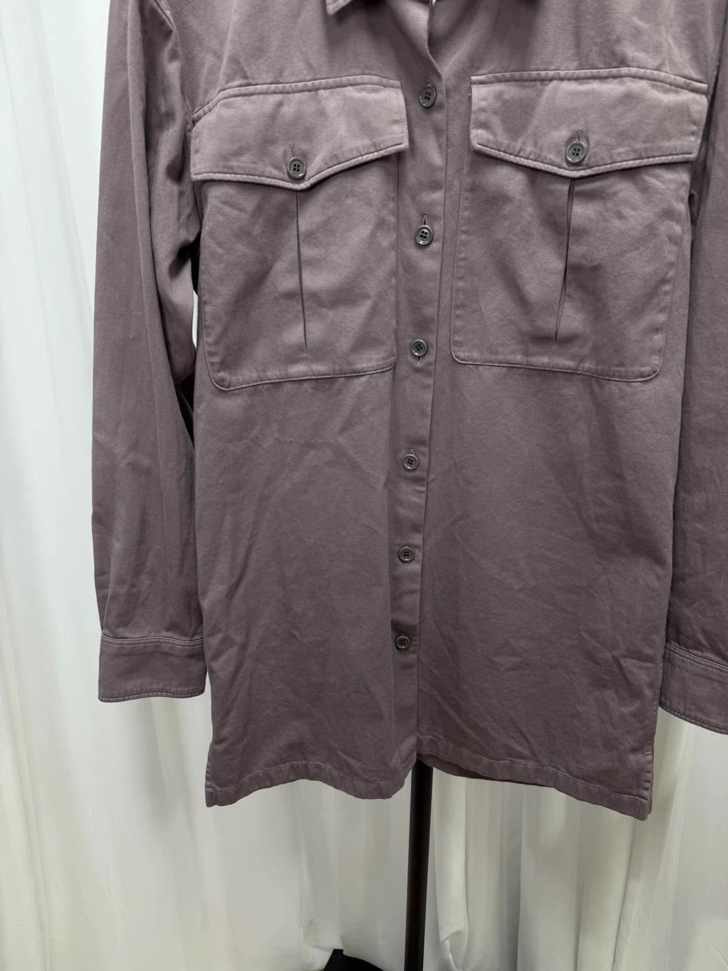 Dries Van Noten Dries Van Noten Lavender Button-Up Jacket K20 Size US XS / EU 42 / 0 - 5 Thumbnail